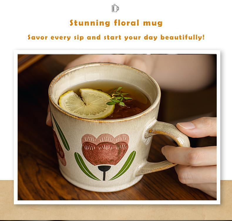 Cute Ceramic Coffee Mug – 13 oz Microwave & Dishwasher Safe