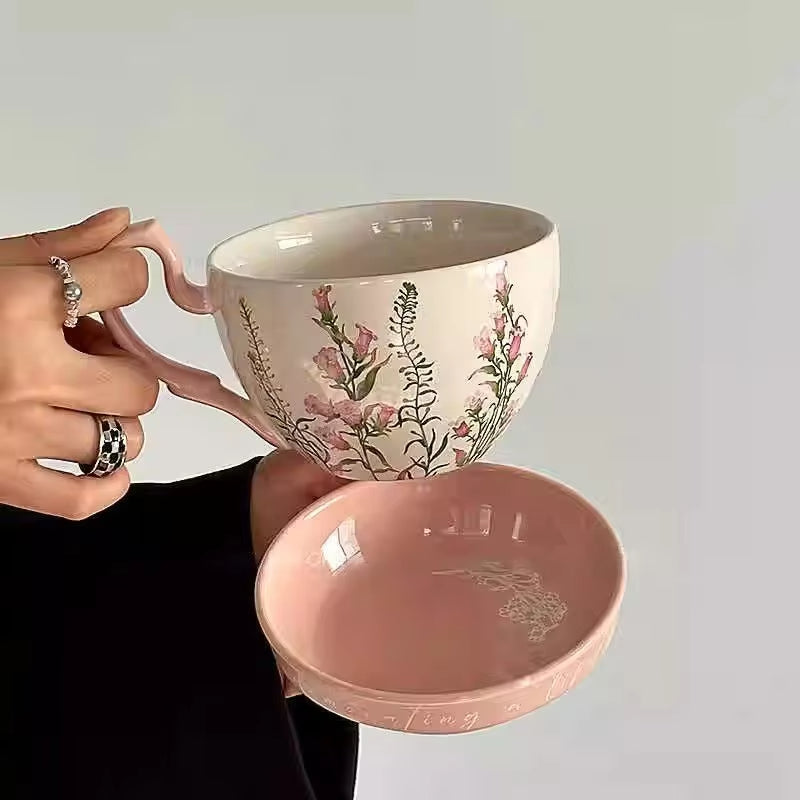 Rustic Farmhouse Ceramic Breakfast Set