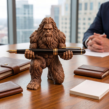 The Kneeling Sasquatch Pen Holder