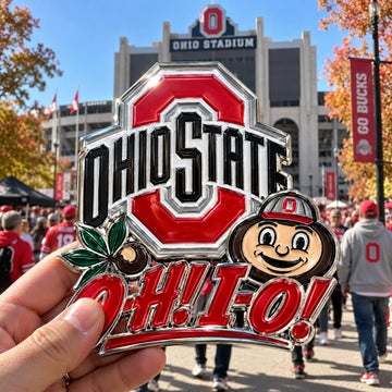 O-H! I-O! Car Emblem Metal Badge