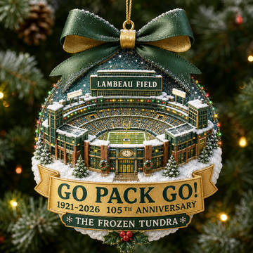 Go Pack Go! 105th Anniversary Commemorative Ornament