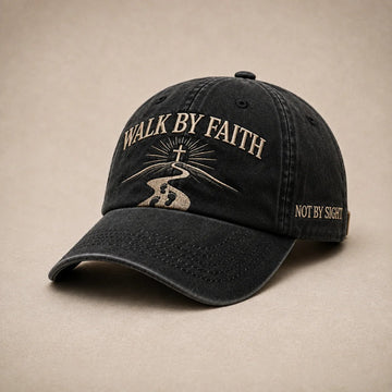 WALK BY FAITH Vintage Christian Cap