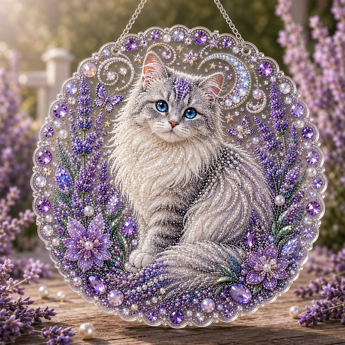Premium Animal Pearl Art DIY Hanging Ornament Kit
