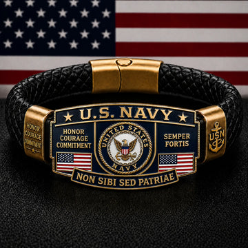 U.S. Navy Non Sibi Sed Patriae Tribute Bracelet