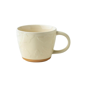 Rustic Stoneware Ceramic Mug – 16 oz Unique Gradient Rim