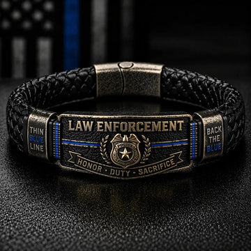 Heavy-Duty Police Brotherhood Bracelet