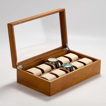 Glossy Wooden Display Case