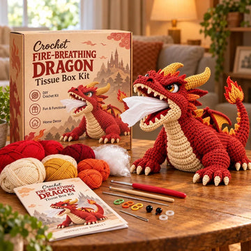 Fantasy Crochet Tissue Box Cover DIY Kit