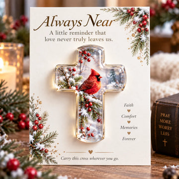 8 Meaningful Pocket Cross Keepsake with Blessing Card
