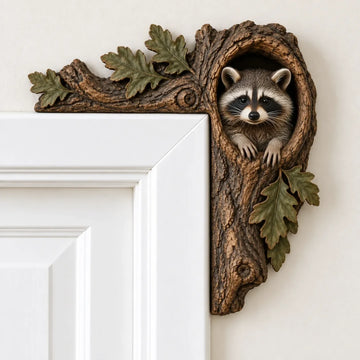 Woodland Animal Door Corner Decor