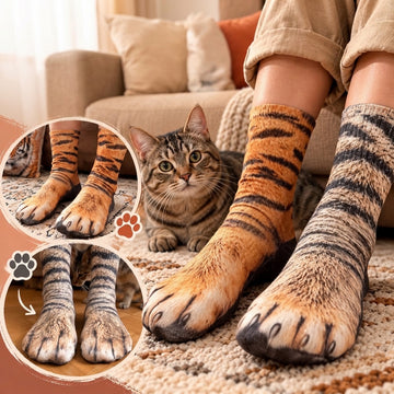 3D Animal Paw Print Socks