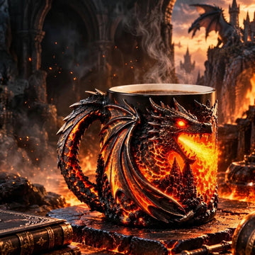 Dragonfire 3D Heat-Reveal Magic Mug