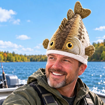3D Fish-Shaped Novelty Hat