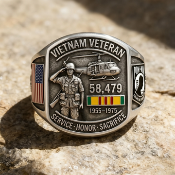 Vietnam Veteran Tribute Commemorative Ring