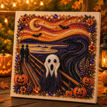 3D Pearl Halloween Wall Art Kit DIY Spooky Decor