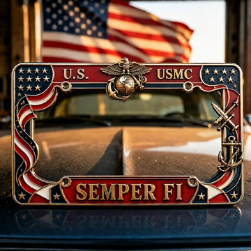 U.S. Marine Corps Semper Fi License Plate Frame