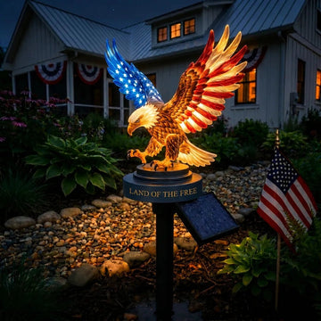 Eagle Garden Light – A Glowing Tribute to American Freedom