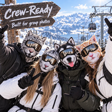 Funny 3D Animal Face Ski Mask