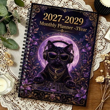 DJ Black Cat 3-Year Planner