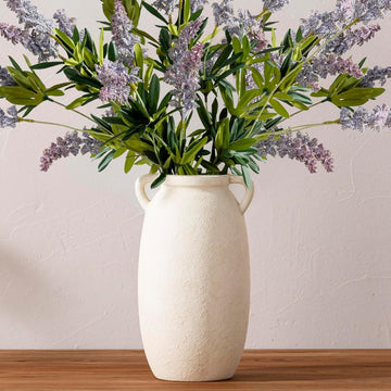Handcrafted Farmhouse Ceramic Flower Vase