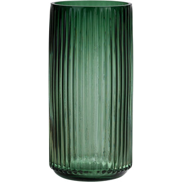 7.5 Inch Green Thickened Glass Flower Vase