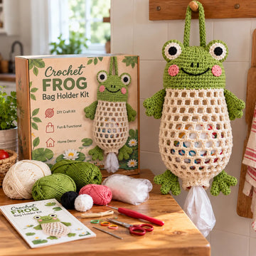 Cute Crochet Animal Bag Holder DIY Kit