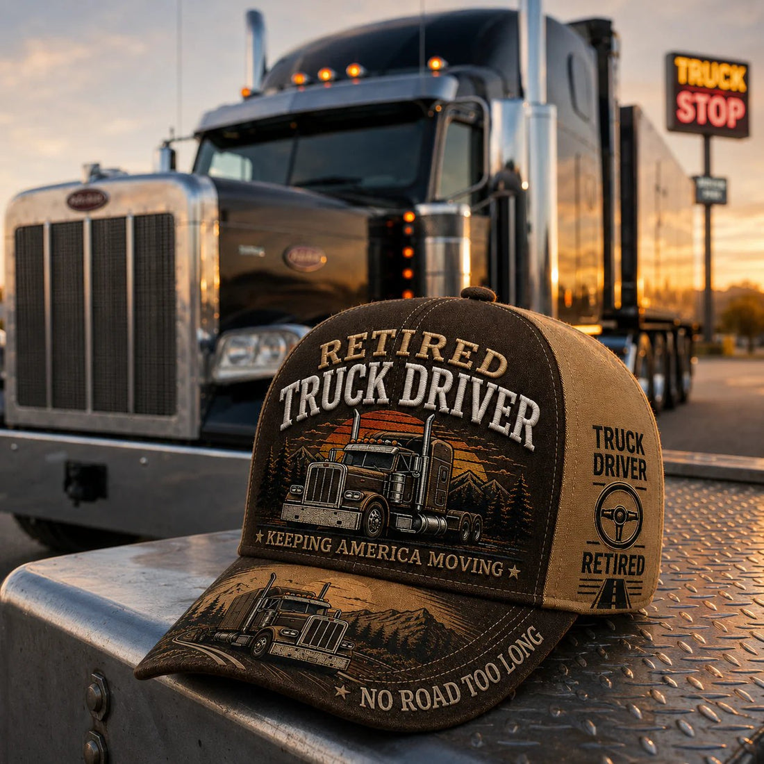 Retired Truck Driver Cap