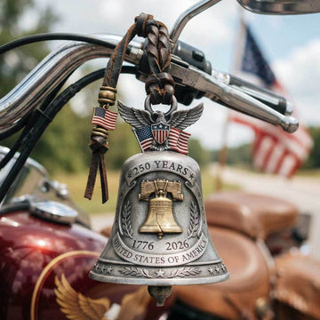 America 250th Anniversary Motorcycle Bell