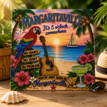 Margarita Beach DIY Diamond Painting Kit