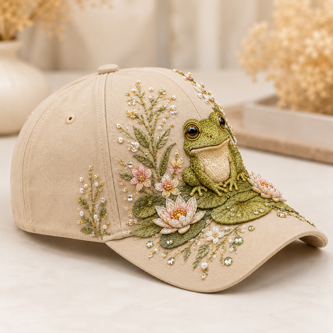 Frog Garden Baseball Cap