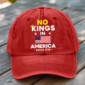 No Kings Vintage Baseball Cap
