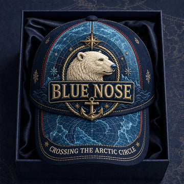 Vintage “Blue Nose” Arctic Circle Crossing Polar Bear Commemorative Baseball Cap