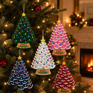 2026 America 250th Anniversary Nostalgic Christmas Tree Ornament
