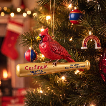 Cardinals 145th Anniversary Christmas Ornament