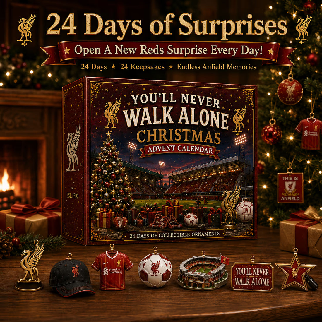 You’ll Never Walk Alone Football Christmas Advent Calendar