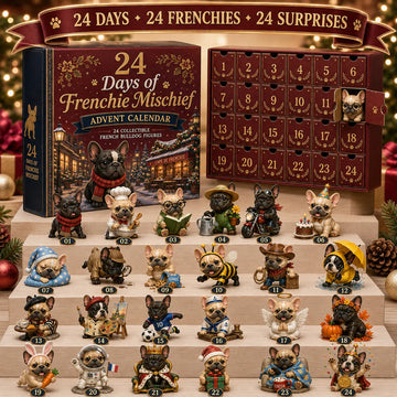 2026 French Bulldog Advent Calendar – 24 Days of Frenchie Mischief