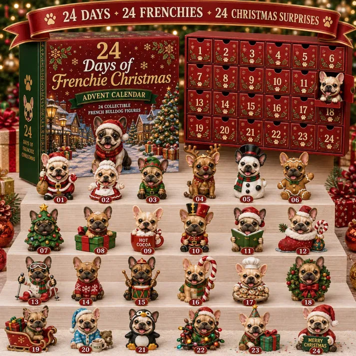 2026 French Bulldog Advent Calendar – 24 Days of Frenchie Mischief