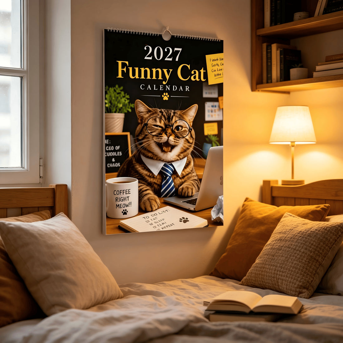 2027 Wall Calendar – Because Your Cat Runs the House
