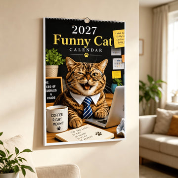 2027 Wall Calendar – Because Your Cat Runs the House