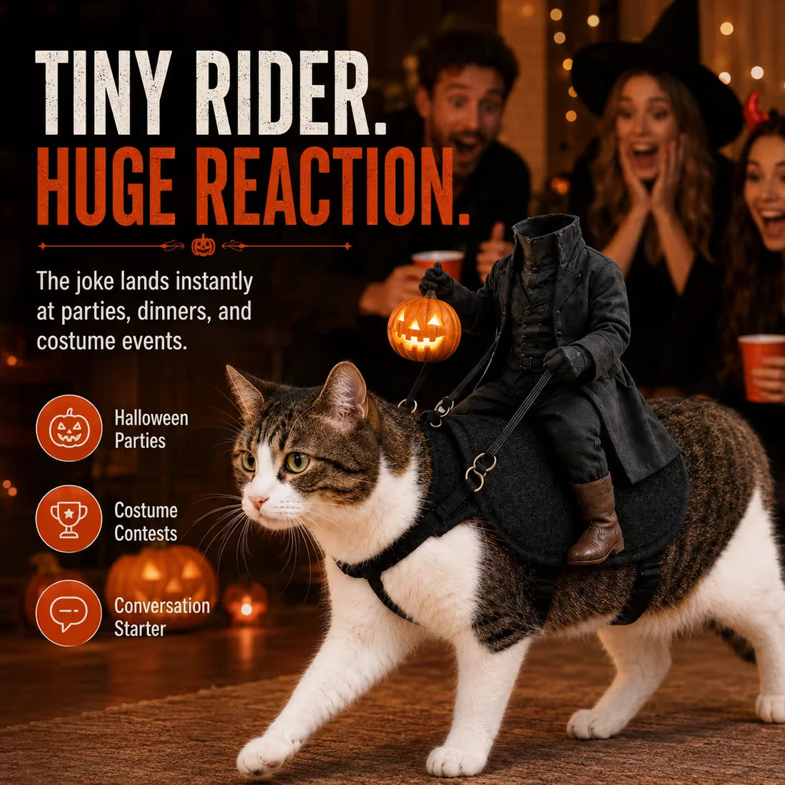 The Headless Horseman Rider Pet Costume