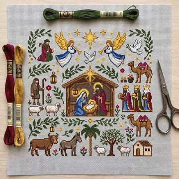 Nativity Cross Stitch Kit