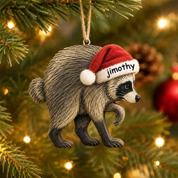 Jimothy Raccoon Ornament