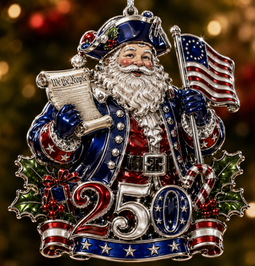 America 250 Christmas Heritage Ornament