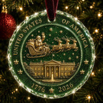 2026 America 250th Anniversary Christmas Ornament