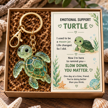 Emotional Support Keychain Gift Set