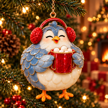 Funny Christmas Chicken Ornaments