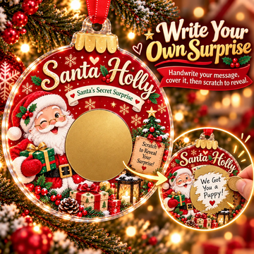 DIY Christmas Scratch-Off Ornaments