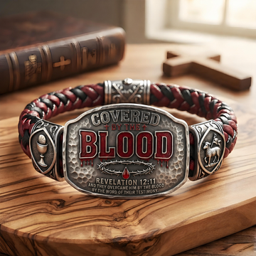 Covered by the Blood Bracelet – Wear Your Victory on Your Wrist.