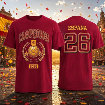 Spain Football Dual Championship Legacy T-Shirt