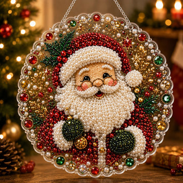 Christmas Pearl Art DIY Hanging Ornament Kit